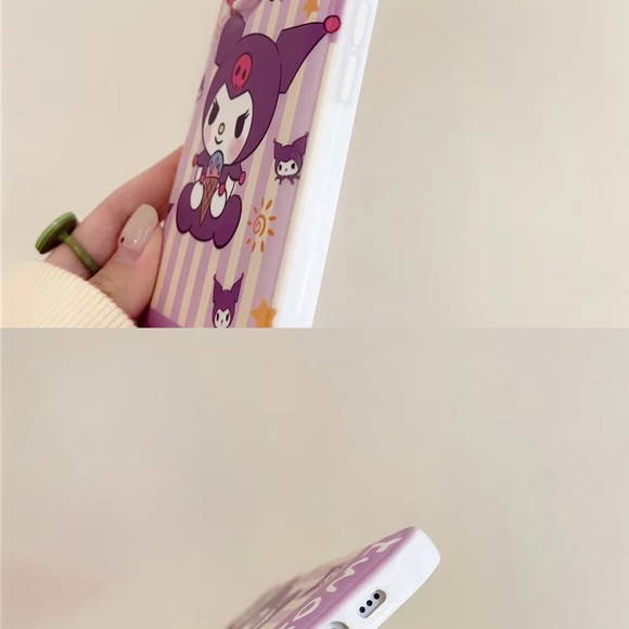 Kuromi Pattern iPhone Case - Picture 3 of 6
